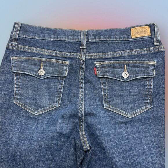 LEVI’S 512 Women’s 12S PERFECTLY SLIMMING BOOTCUT Blue Jeans - Picture 3 of 4